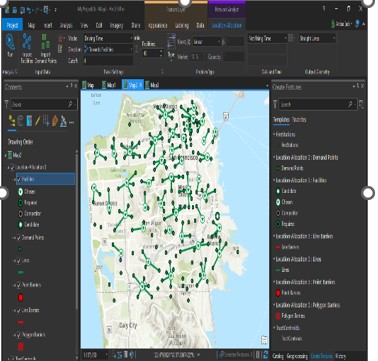 المسح الطبوغرافي عالي الدقة GNSS ، وتحويل خرائط AutoCAD إلى برامج نظم المعلومات الجغرافية (GIS) ArcGIS Pro، وذلك لستة مواقع ضمن منطقة محددة في المسجد النبوي والمناطق المحيطة به المدينة المنورة .